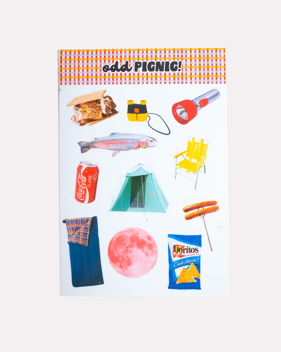 Camping in the 90s Sticker Sheet